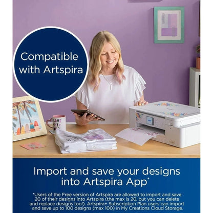 Brother SP-1 Sublimation Printer with Silhouette Cameo 5 Alpha