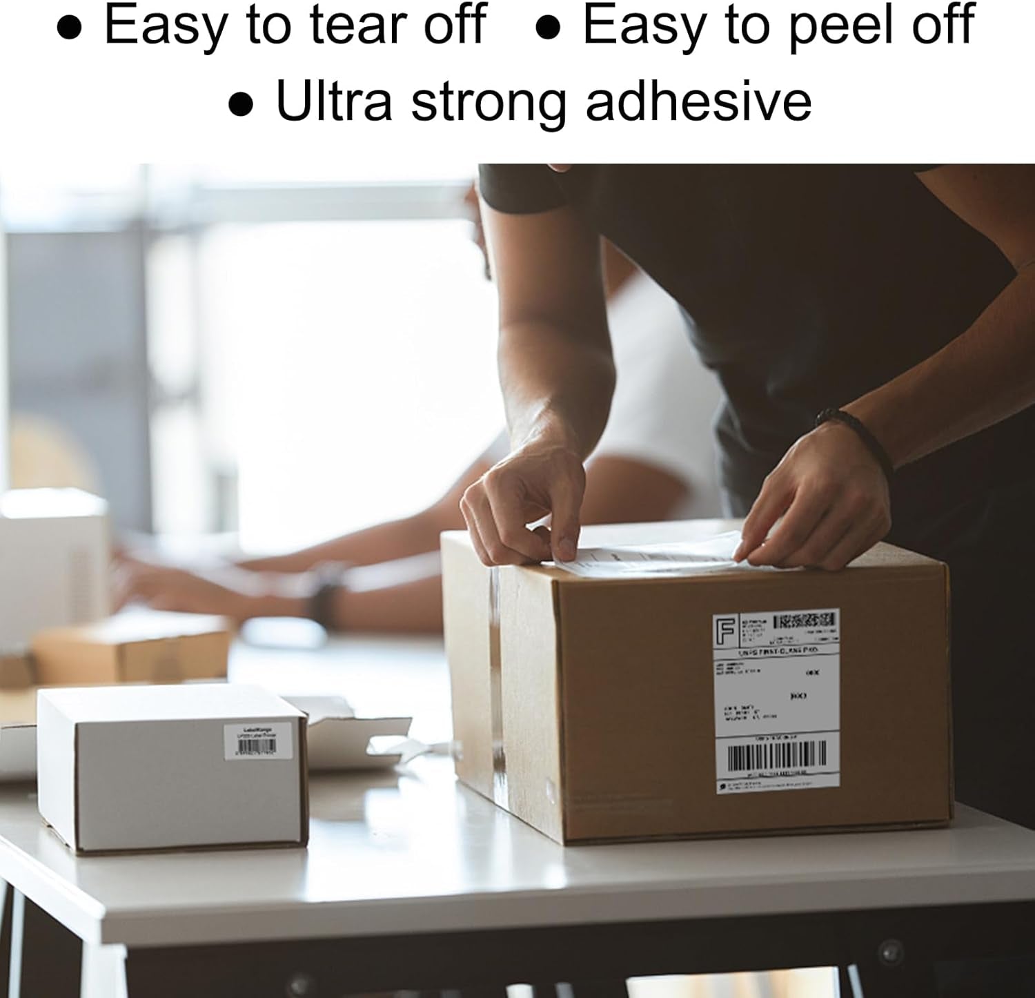 4X6 Thermal Labels, Commercial Grade Direct Thermal 4X6 Shipping Labels, 500 Sheets per Stack,1 Stack