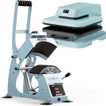 Hat Press Machine - Hat Press Heat Machine for Caps +  Automatic Heat Press Machine for T Shirts