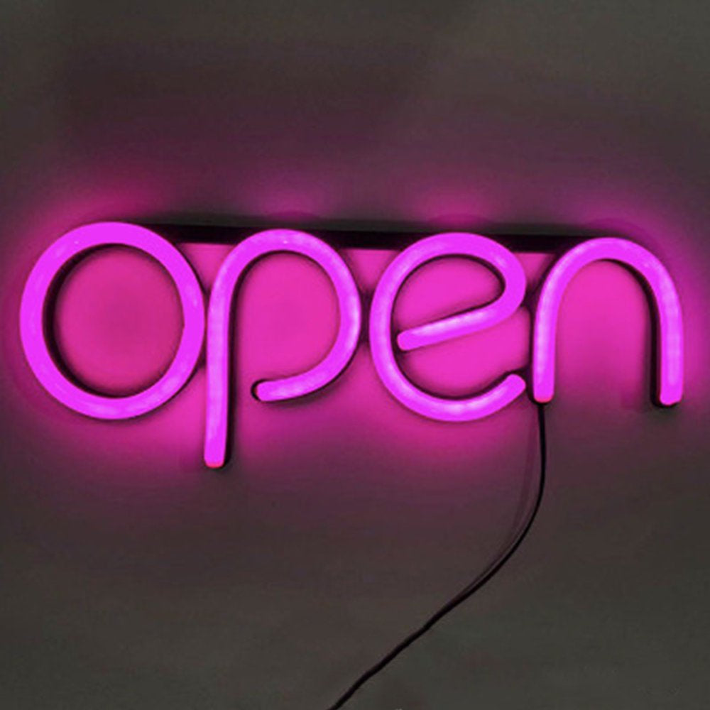 LED Neon OPEN Sign Light for Business Bar Club KTV Wall Decoration Commercial Lighting