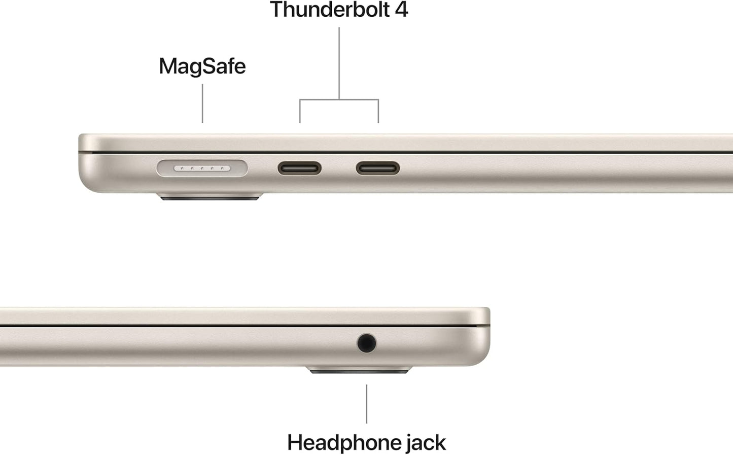 Apple 2026 Macbook Air 13-Inch Laptop with M5 Chip: Built for AI, 13.6-Inch Liquid Retina Display, 16GB Unified Memory, 1TB SSD, 12MP Center Stage Camera, Touch ID, Wi-Fi 7; Starlight