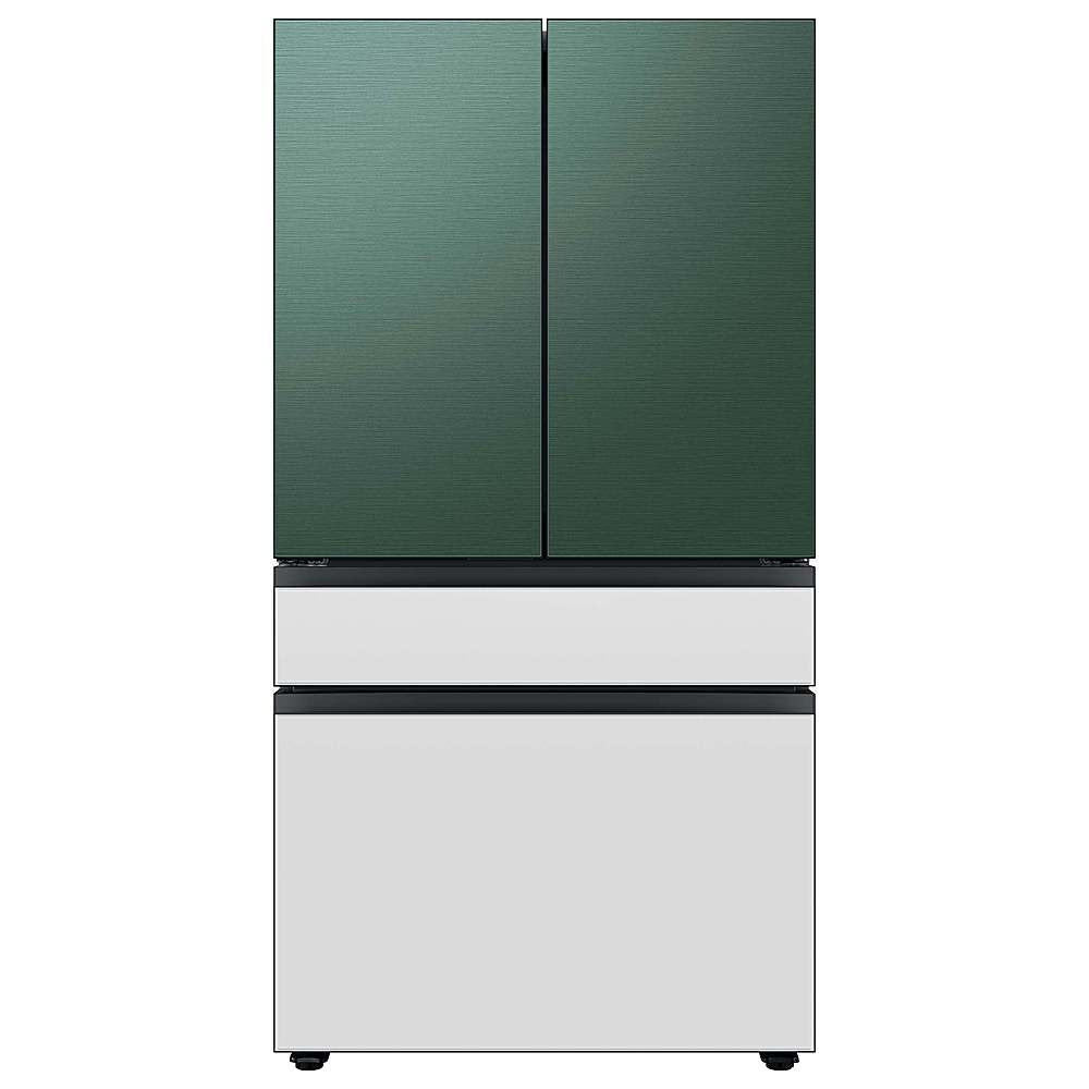 Bespoke 4-Door French Door Refrigerator Panel - Top Panel - Emerald Steel