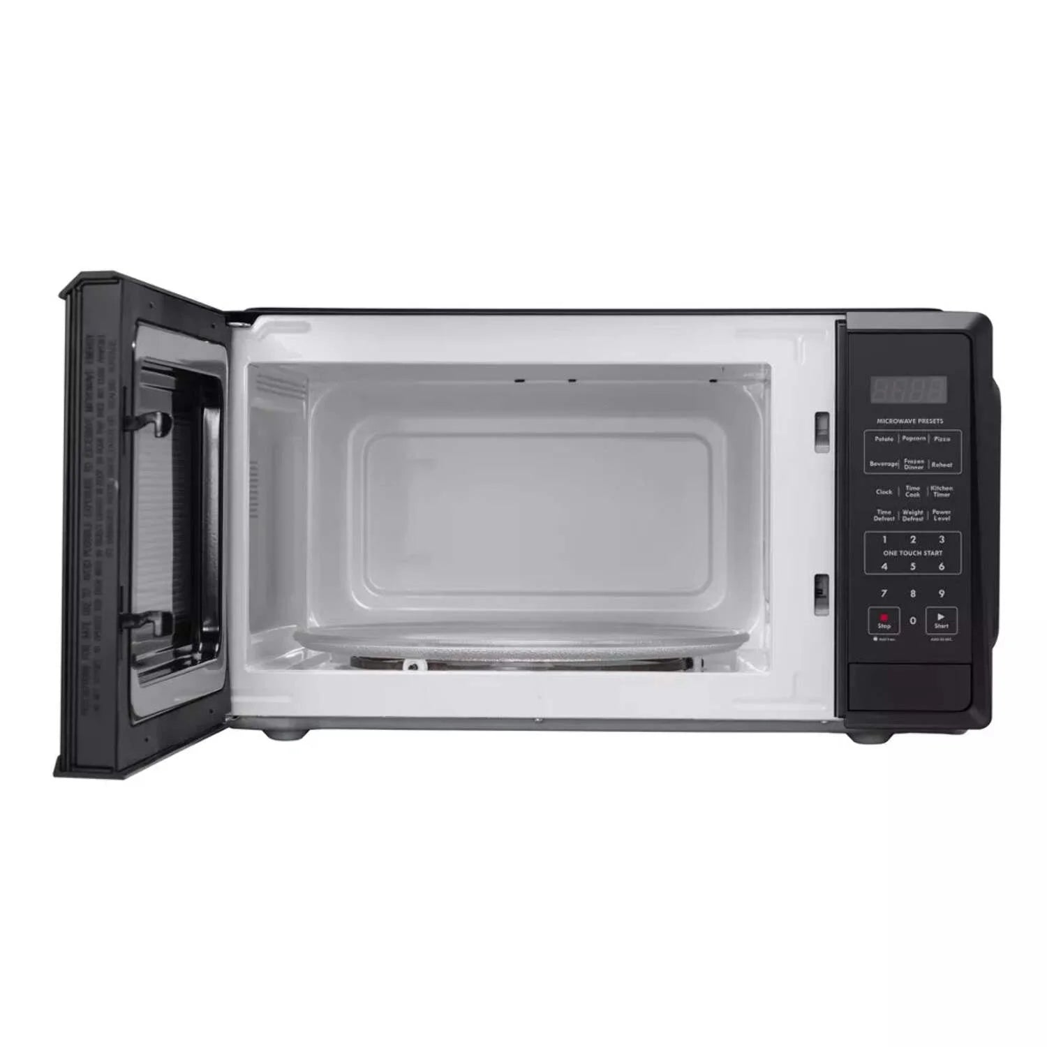 1.1 Cu-Ft Black Microwave - Black