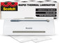 Scotch Rapid Thermal Laminator, Ready in 1 Minute, Never Jam Technology Automatically Prevents Misfed Items, 9 Inch, Includes 2 Pouches (TL909X-EF), 1 Packs per Case