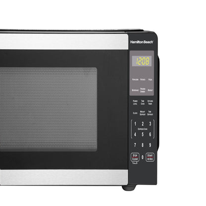 0.9 Cu Ft Countertop Microwave Oven, 900 Watts, Stainless Steel, New