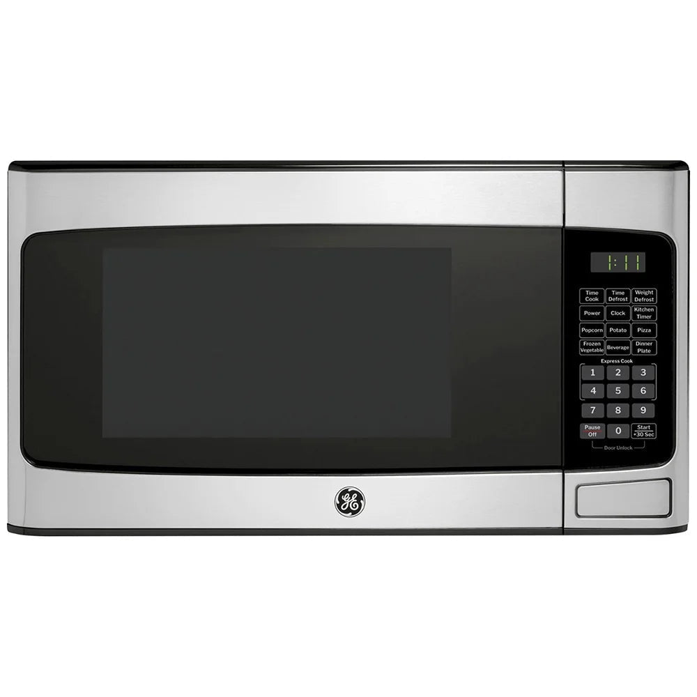 GCST11N1WSS 1.1 Cu. Ft. Countertop Microwave Oven 950 Watts Stainless Steel Bundle with 2 YR CPS Enhanced Protection Pack