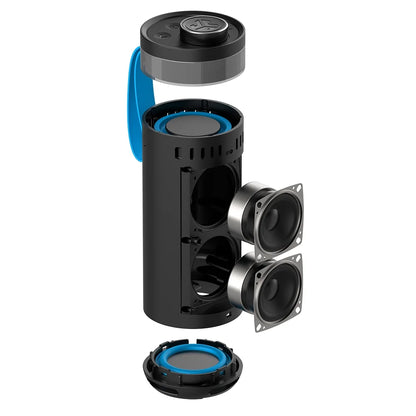 GO Party Speaker - Black; Bluetooth Portable Speaker with RGB Lighting, 10W