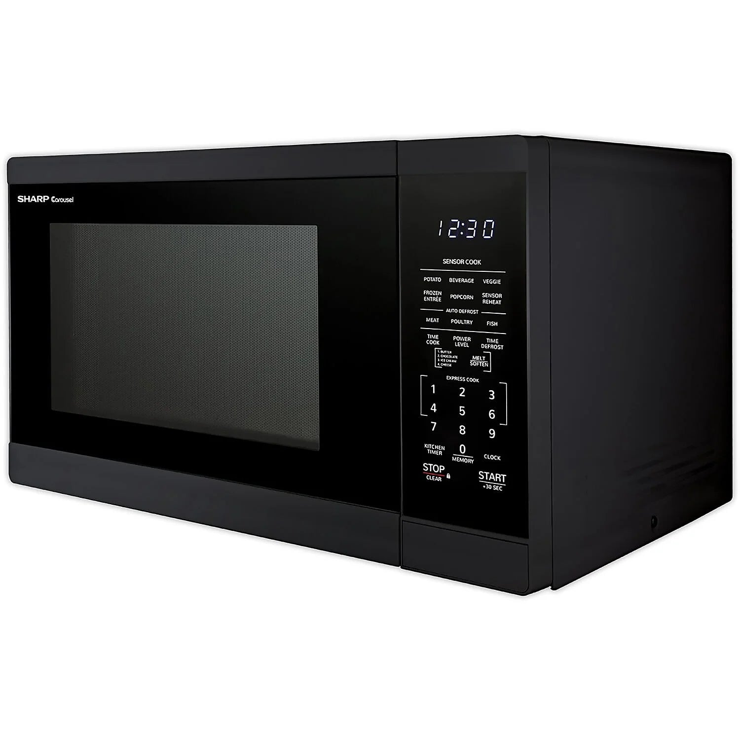 1.4 Cu Ft Countertop Microwave Oven in Black