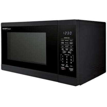 1.4 Cu Ft Countertop Microwave Oven in Black