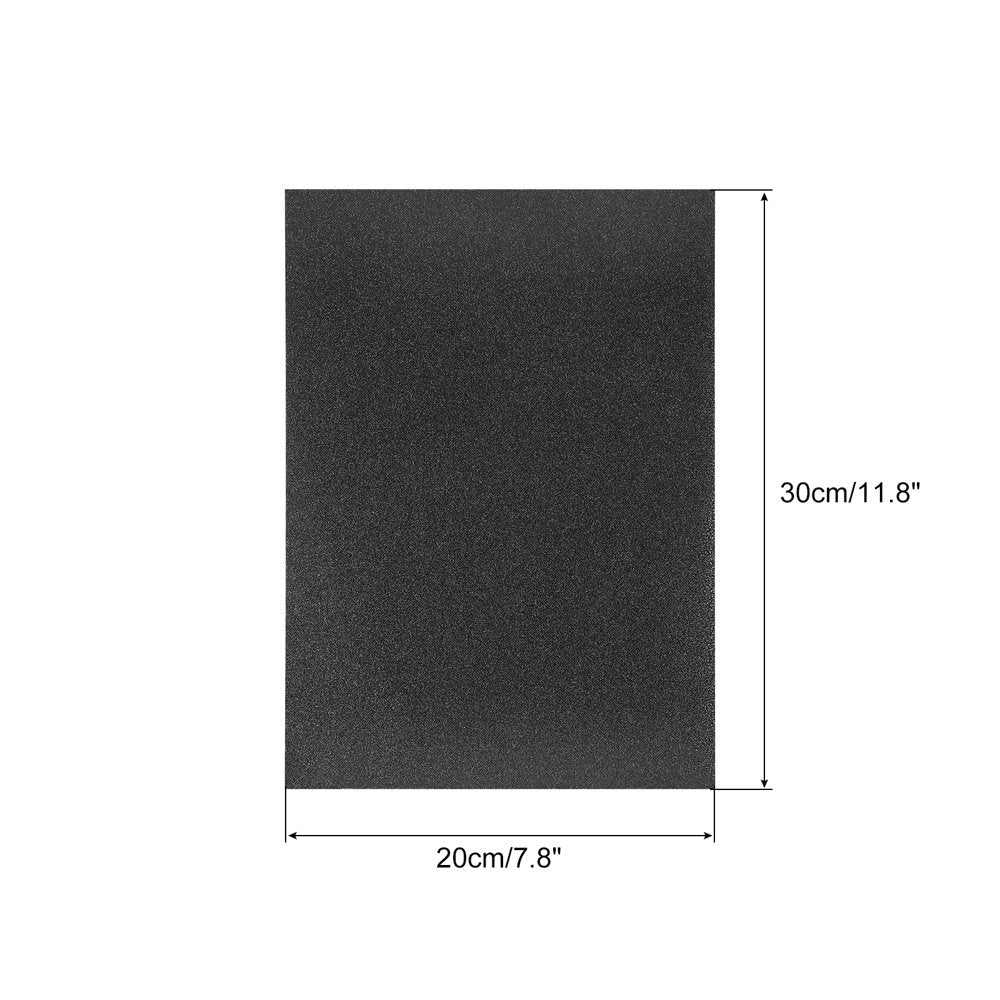 10 Sheets Glitter Cardstock Paper for DIY, 7.8 Inch X 11.8 Inch, Black, 80Gsm