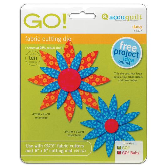 GO! Baby Fabric Cutting Dies; Daisy