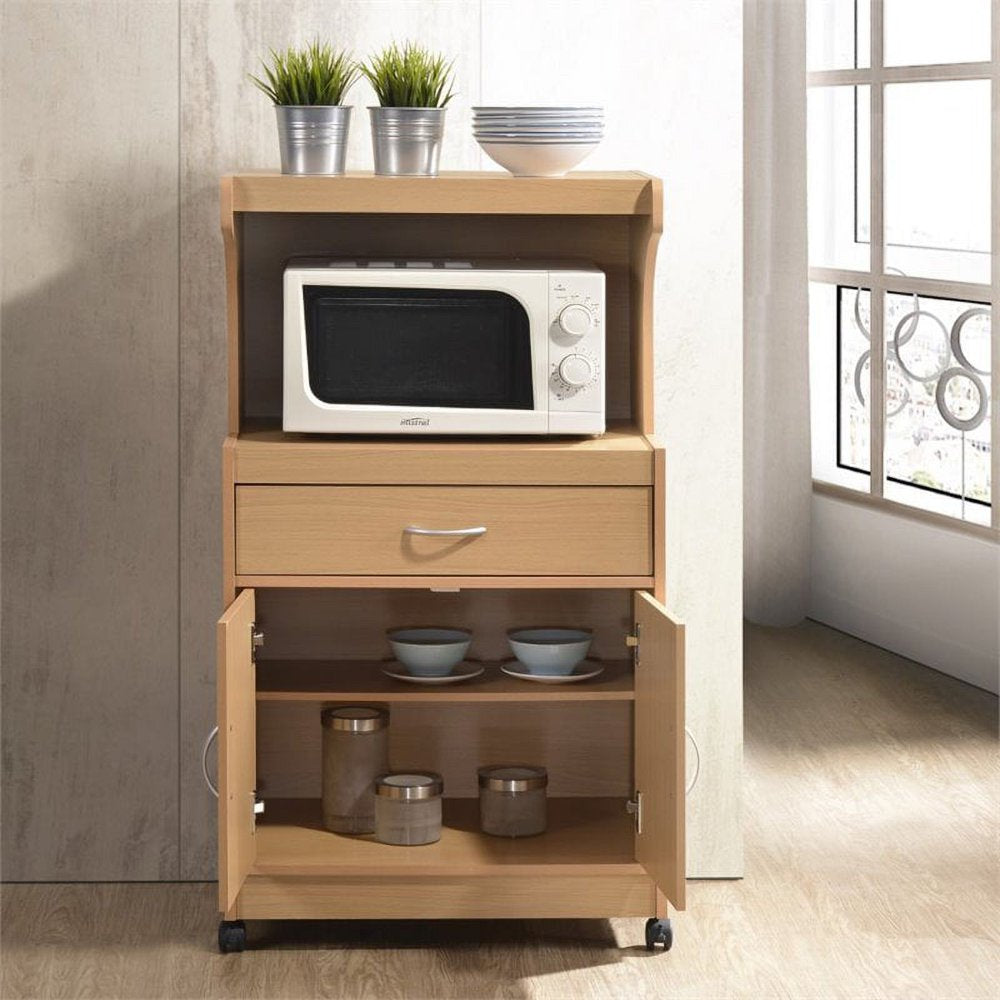 Modern Indoor Furniture Microwave Kitchen Cart