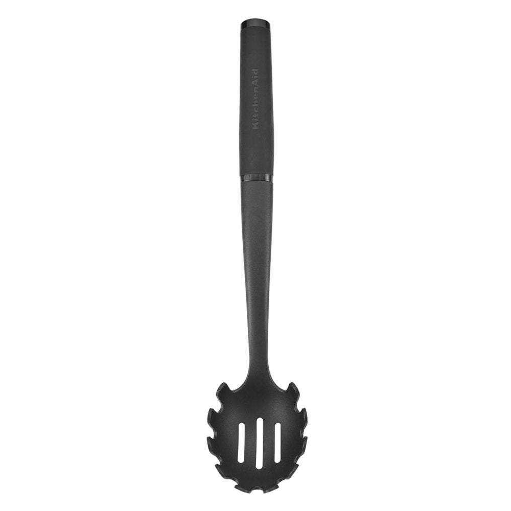 4-Piece Plastic Kitchen Utensil Set Includes Spoon, Turner, Pasta Fork, and Spatula