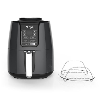 Air Fryer, 1550-Watt Programmable Base for Air Frying, Roasting, Reheating & Dehydrating with 4-Quart Ceramic Coated Basket