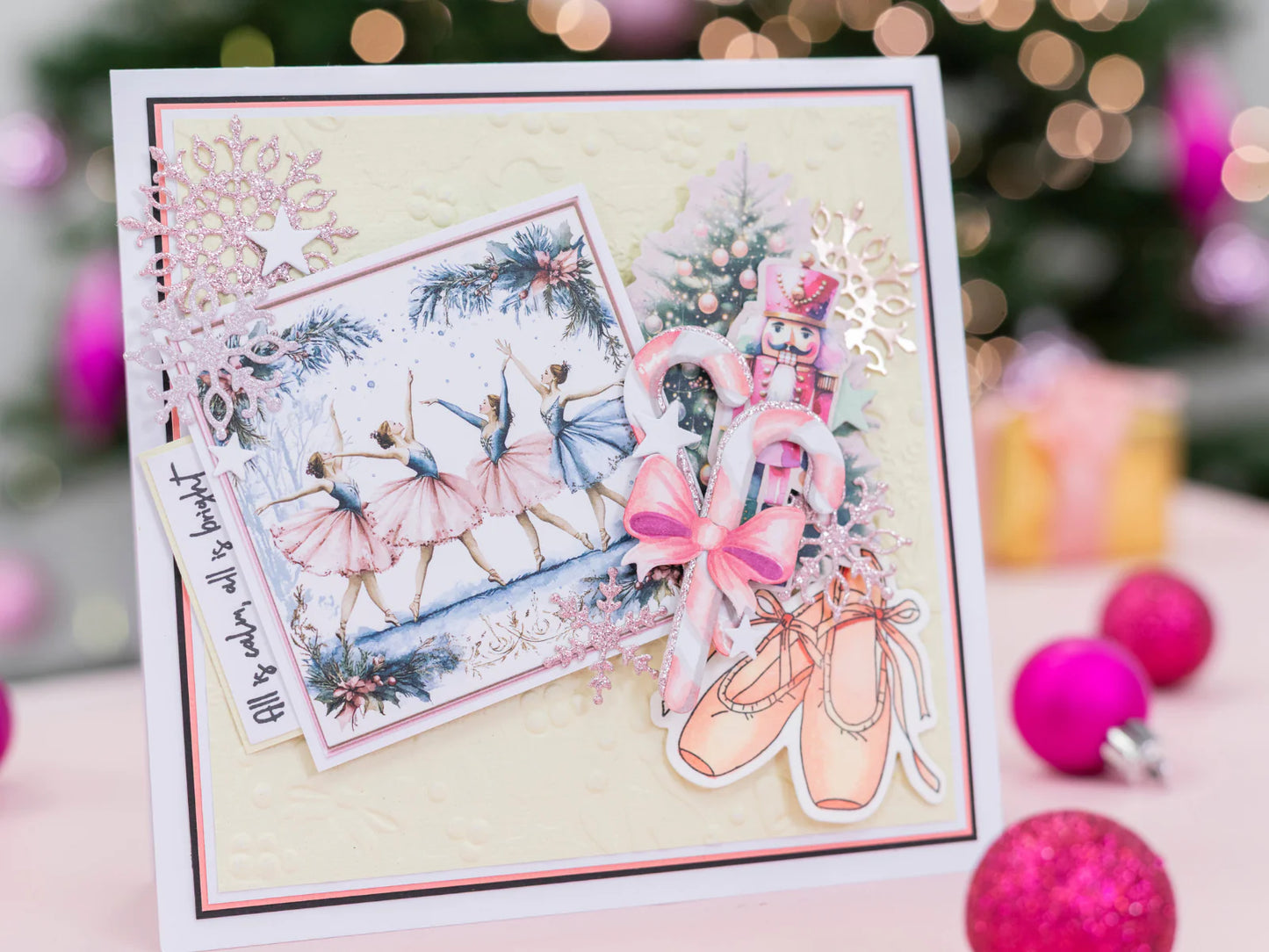 Sara Signature a Christmas Dream Stamp and Die - Elegant Slippers
