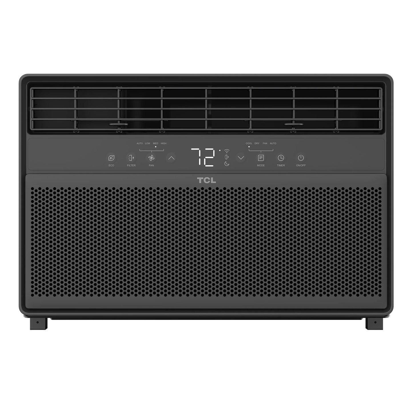 8,000 BTU Smart Inverter Window Air Conditioner (Black) - 350 Sq Ft with up to 49% Energy Savings, Quiet Cooling Tech, 3-In-1 Cooling, Fan & Dehumidifier, Matter Wi-Fi, Remote Control - W8WC72-B