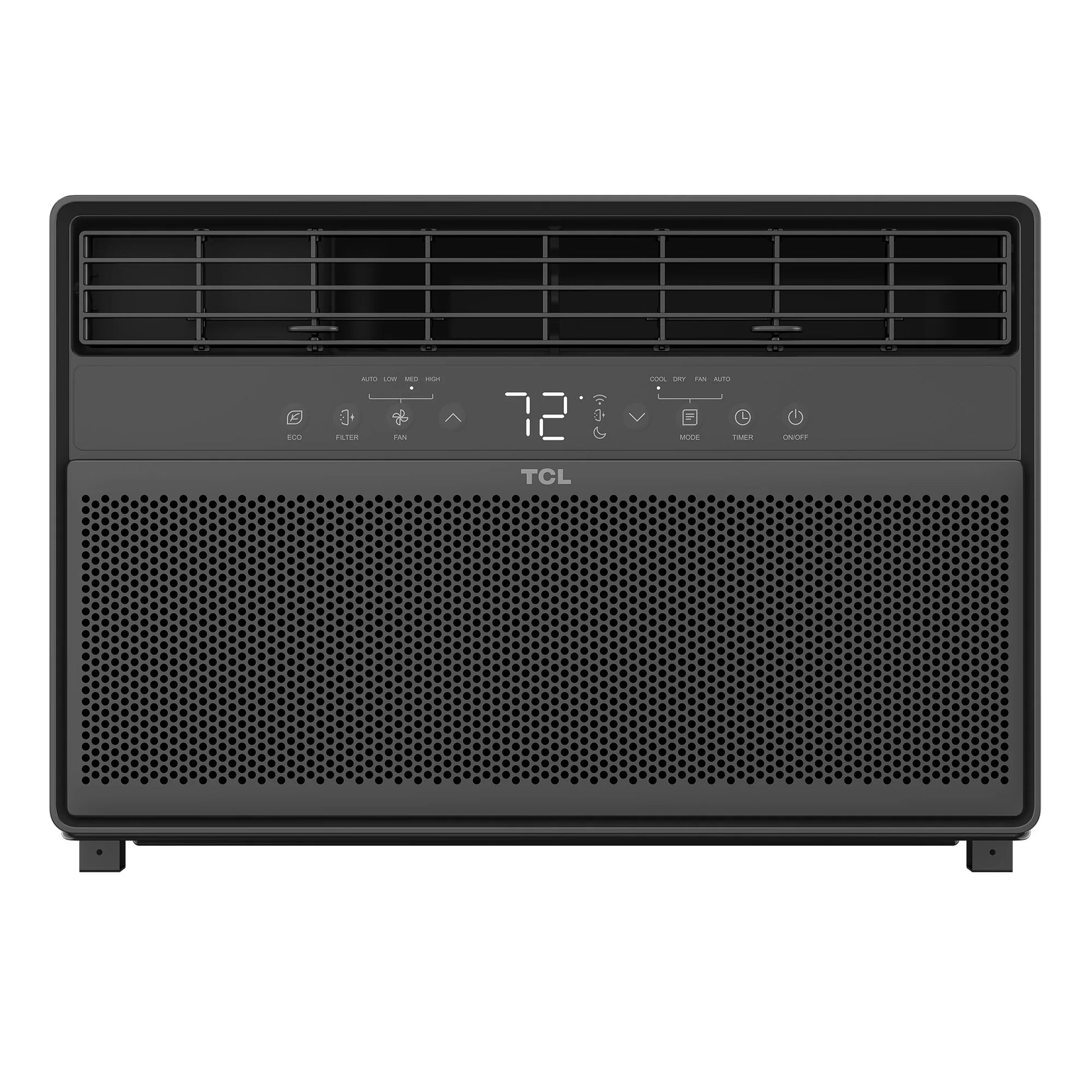 8,000 BTU Smart Inverter Window Air Conditioner (Black) - 350 Sq Ft with up to 49% Energy Savings, Quiet Cooling Tech, 3-In-1 Cooling, Fan & Dehumidifier, Matter Wi-Fi, Remote Control - W8WC72-B