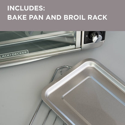 8 Slice Extra-Wide Stainless Steel Countertop Toaster Oven, TO3250XSB