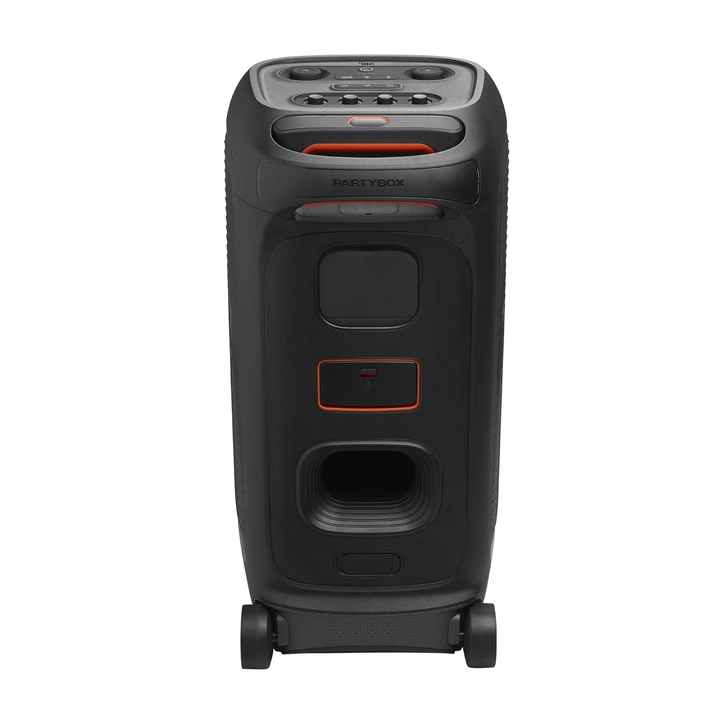 Partybox Stage 320 - Portable Party Speaker with Wheels - Black