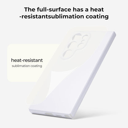 6PCS Sublimation Phone Case Blanks Bulk Compatible with Galaxy S25 Ultra, Glossy Sublimation Customize Phone Case, Hard Cell Phone Coated Basic Cases, Sublimation Blanks Custom Phone Cover