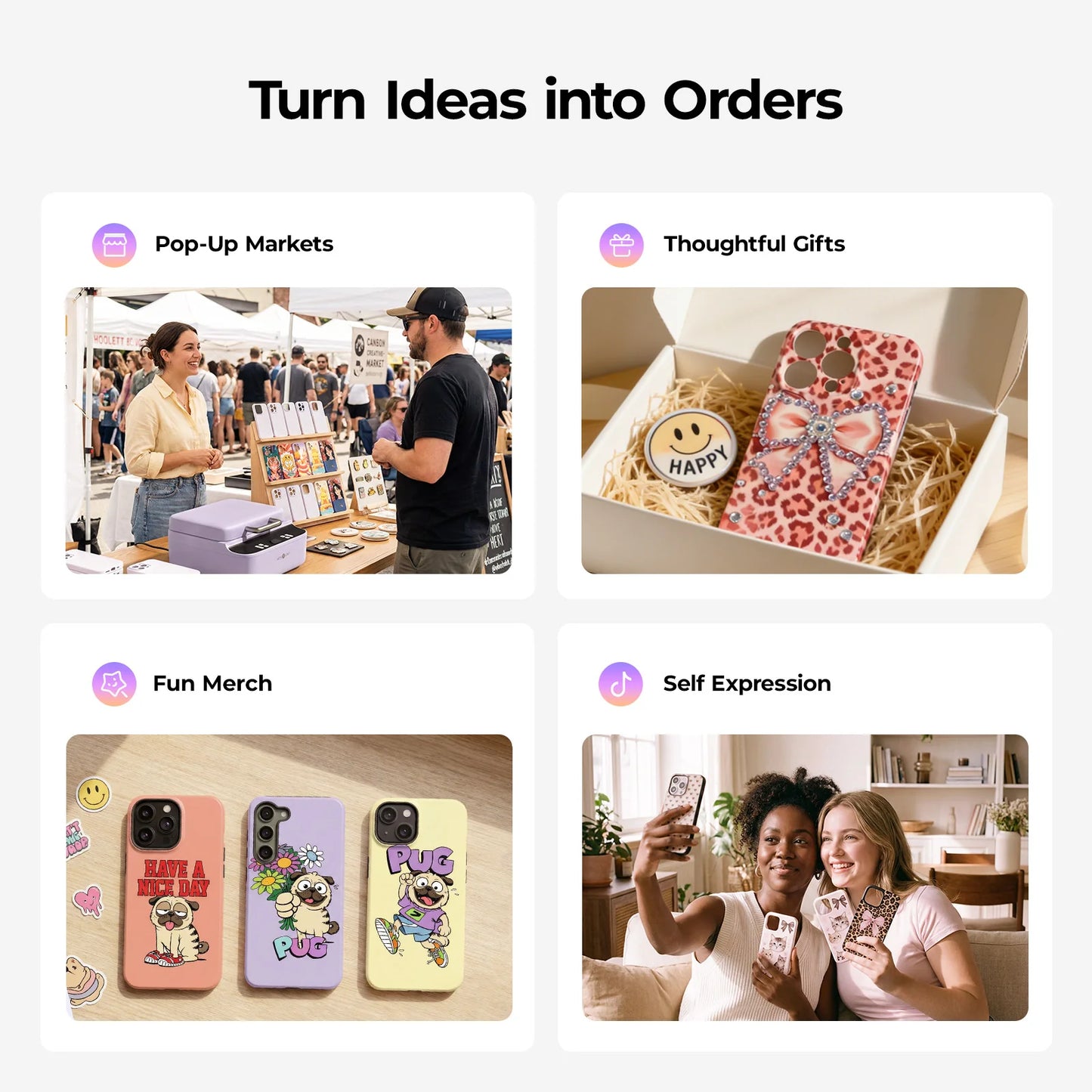 HTVRONT Auto Heat Press 2+ H17 Phone Case Heat Press +Tumbler Heat Press All-In-One Bundle