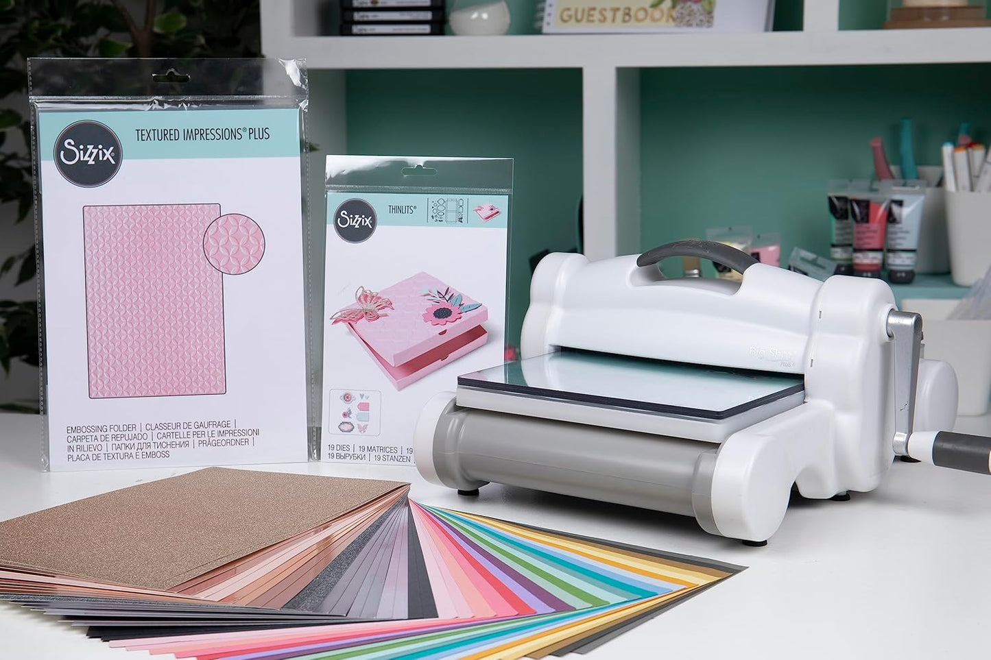 Sizzix Big Shot plus Starter Kit (9"), White/Grey