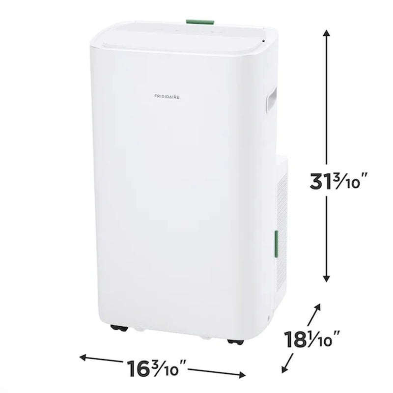 14,000 BTU Portable Room Air Conditioner with Dehumidifier Mode, White