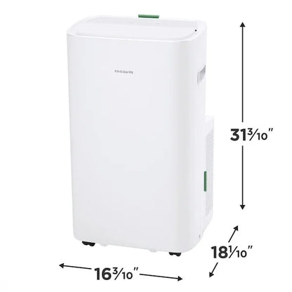 14,000 BTU Portable Room Air Conditioner with Dehumidifier Mode, White