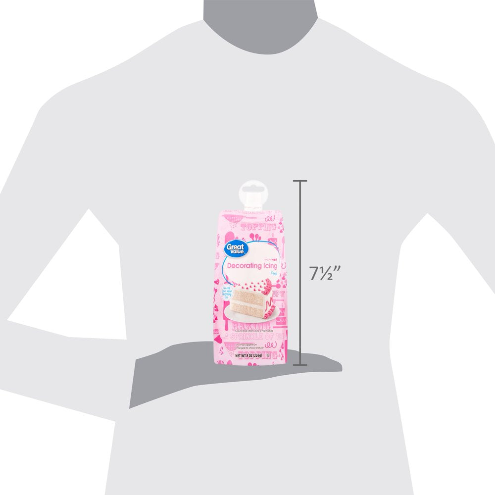 Pink Decorating Icing, 8 Oz