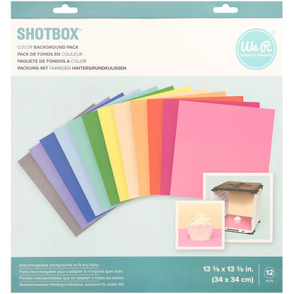 Shotbox Background 12/Sheets-Color