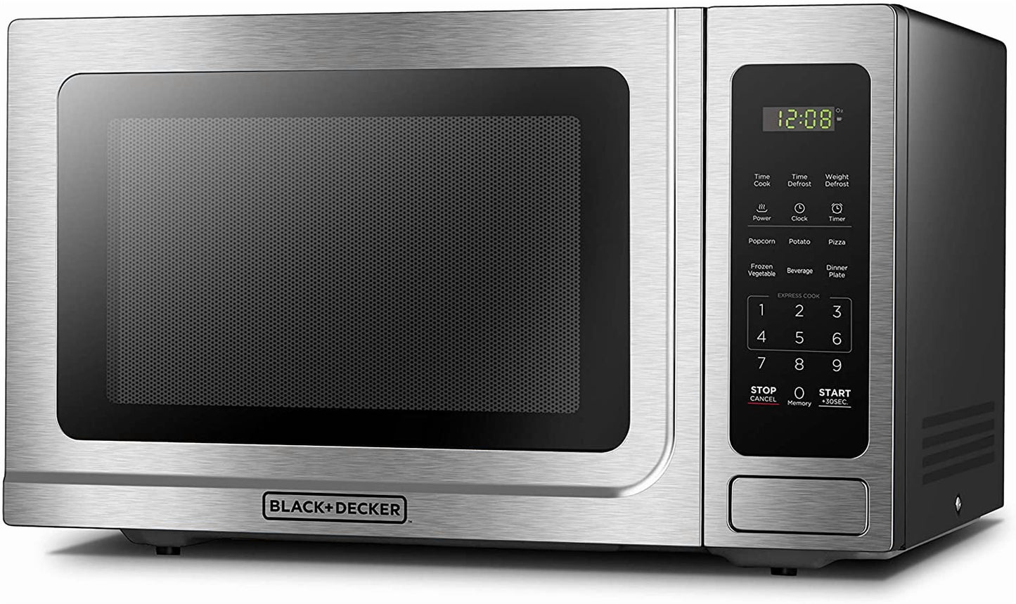 1.4 Cu Ft Countertop Microwave Ovens in Stainless Steel