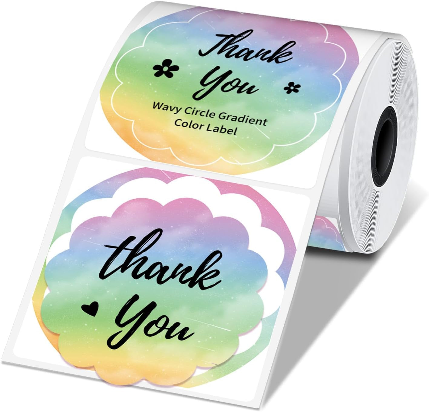 Phomemo Circle Labels for M110/M120/M200/M220, 1.96" X 1.96" (50X50 Mm) Thermal round Gradient Color Labels for Barcode/Logo/Gift/Thank You/Small Business/Home Use, Purple
