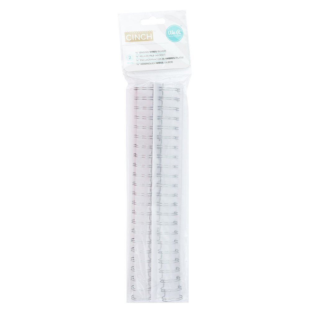 7312841 Cinch Wires .625" 2/Pkg-Silver