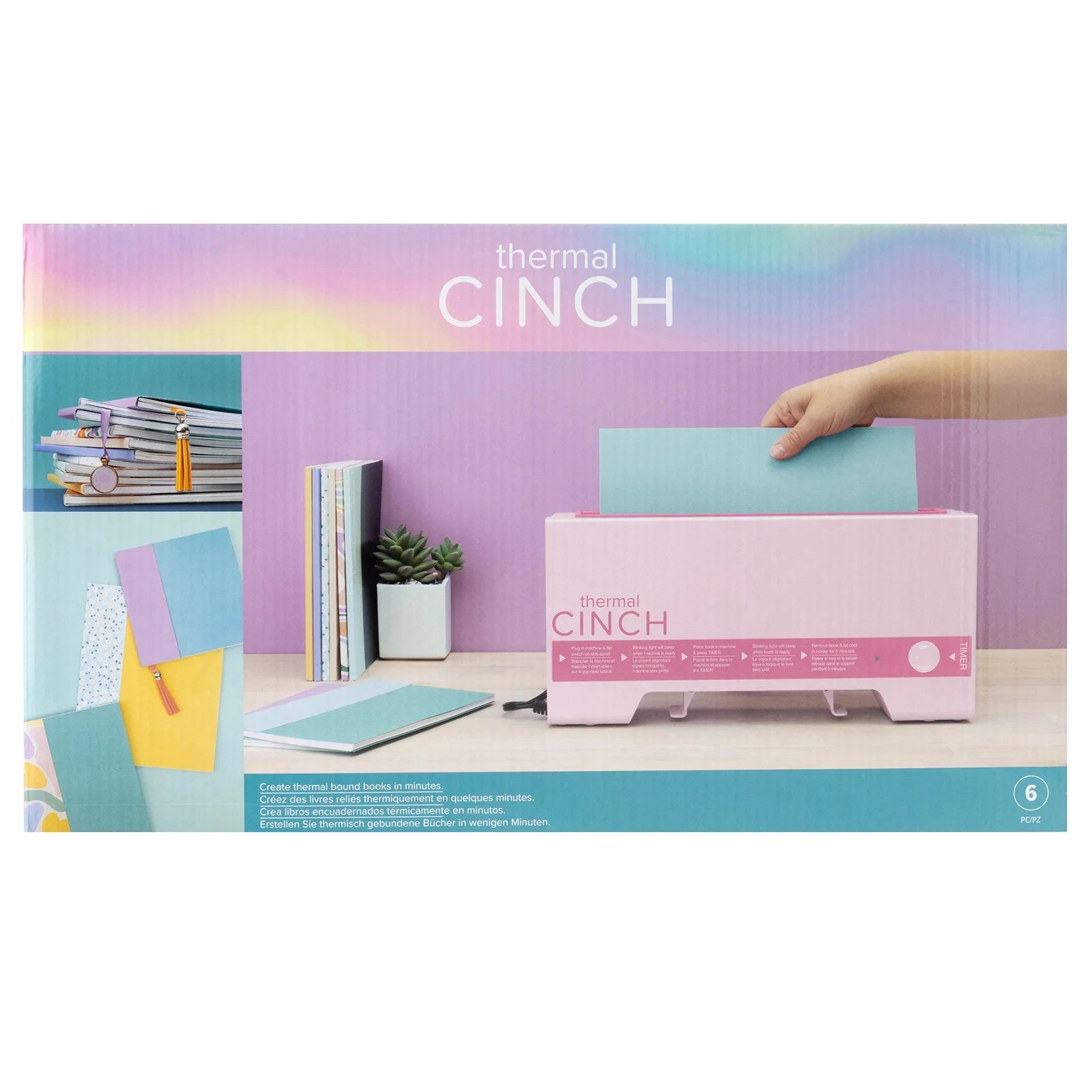 We R Thermal Cinch Binding Machine US Plug-Pink
