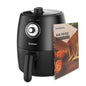 2 Qt Air Fryer with Air Fryer Paper Linners, Knob Control, Oil-Less