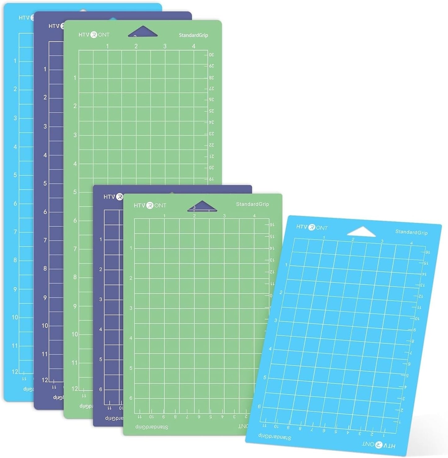 Cutting Mat Compatible with Cricut Joy, 6 Pack Cutting Mats (3 Pcs 4.5X12In & 3 Pcs 4.5X6.5In), Variety Adhesive Cutting Mats Replacement Accessories Compatible with Cricut Joy Accessories