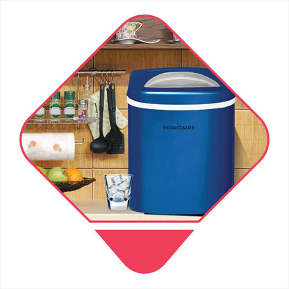 26Lb. Portable Countertop Ice Maker, Blue, EFIC108