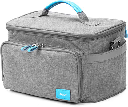 Tote Carrying Case Bag for Glee S501 Vinyl Cutting Machine - Protable Travel Storage Bag Compatible with Cricut Joy, Accessories and Suppliers, Grey