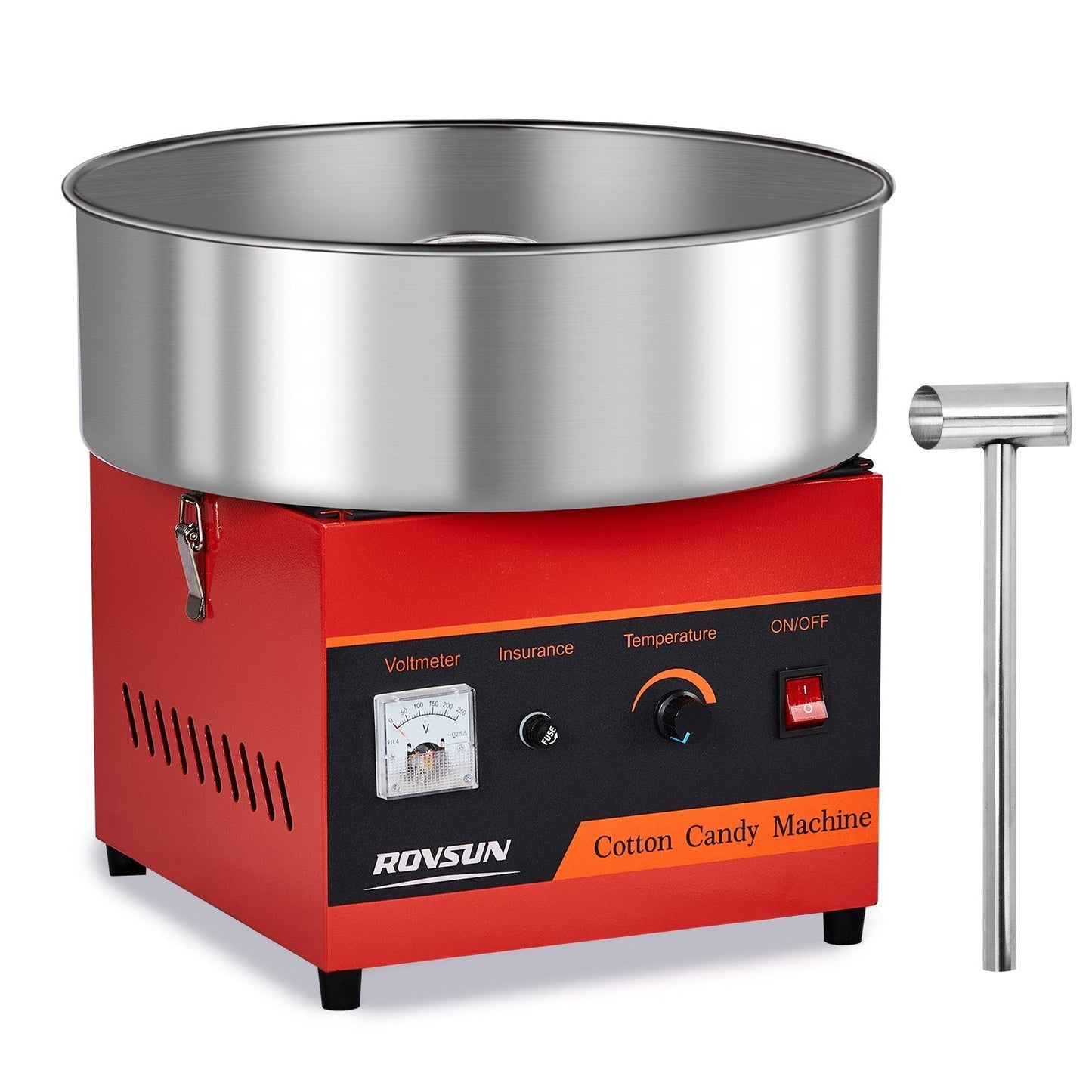 15" Cotton Candy Machine Maker Commercial Candy Floss Maker Stainless Steel