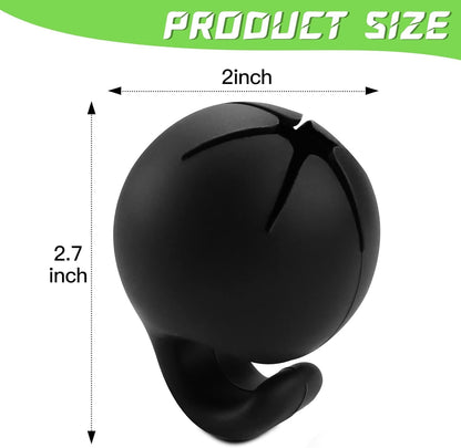 HTVRONT Vinyl Weeding Scrap Collector - Portable Handheld Scrap Collector Ring, Silicone Weeding Tools for HTV Crafting Adhesive Paper Sheets (Black)
