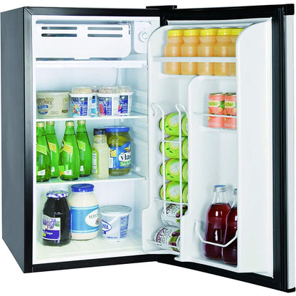 3.2 Cu. Ft. Compact Refrigerator Chrome Trim EFR323, Platinum