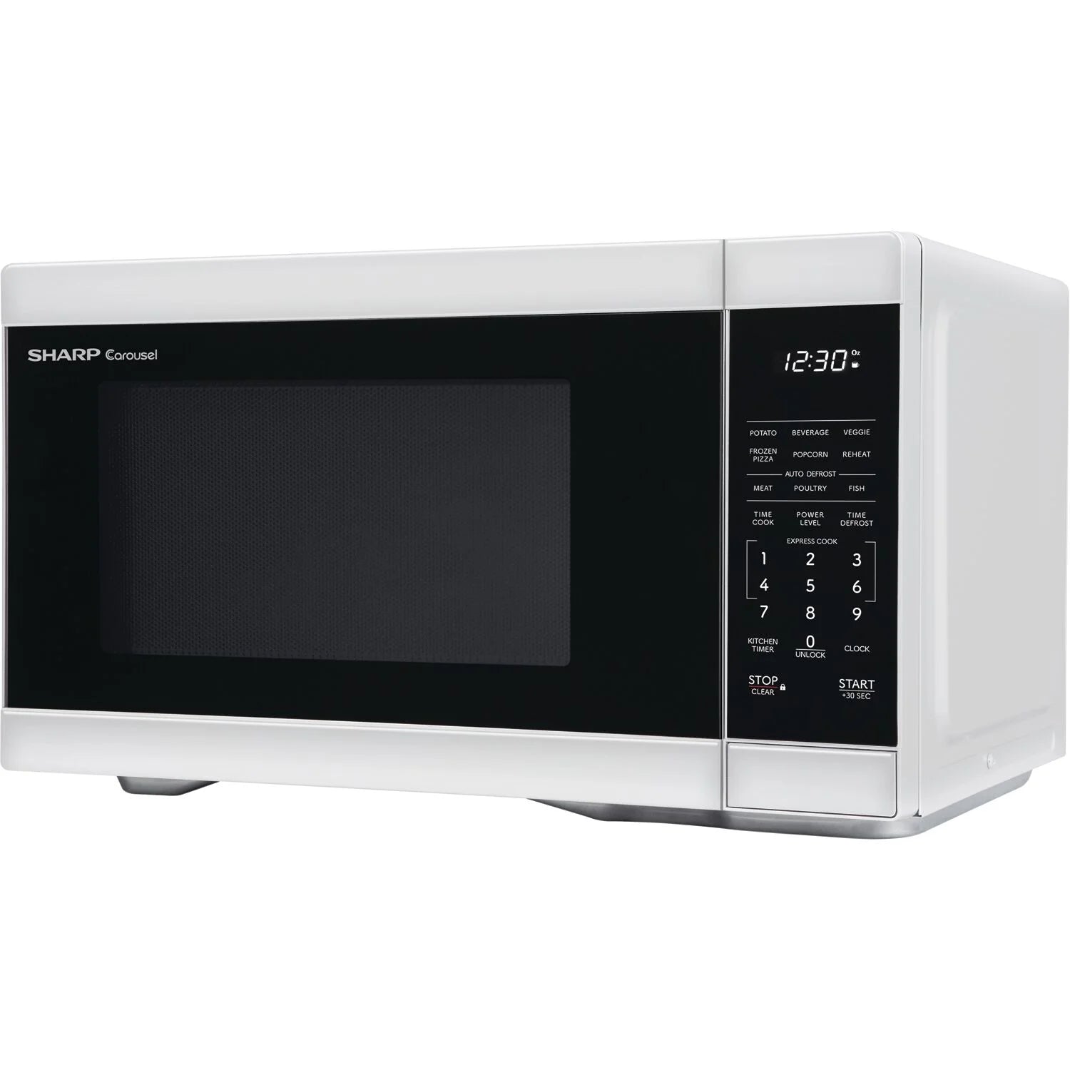 1.1 CF Countertop Microwave Oven in White , ZSMC1161KW