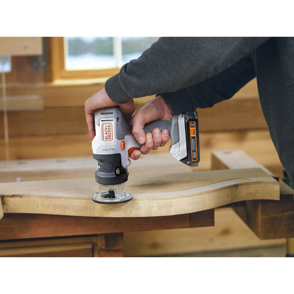 20V Max Matrix Cordless Combo Kit, 6-Tool, White and Orange, Model BDCDMT1206KITWC