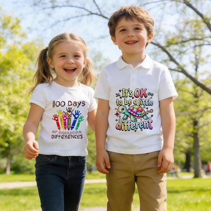 Dazoratix Autism Awareness Iron on Transfers - 30 Sheets DTF Ready to Press Puzzle Rainbow Heat Patches Animals Decals Vinyl Stickers for Kids Baby T Shirts Clothes Pillow Bag DIY Crafts Decorations
