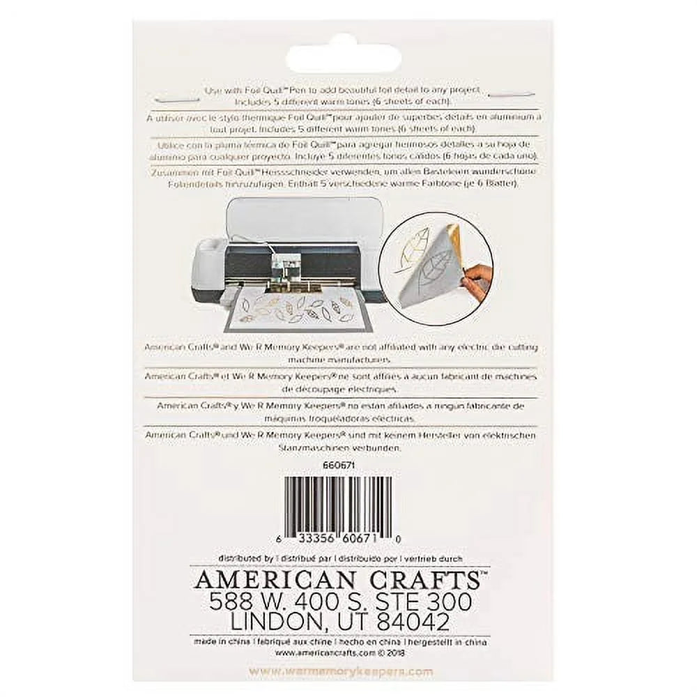 Foil Quill Sheets - 4 X 6 Inch Sheets - Flamingo (30 Piece)