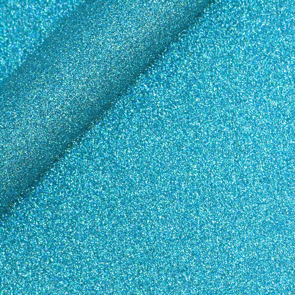 Glitter Heat Transfer Vinyl: Mermaid Blue, 11.8 X 36 Inches