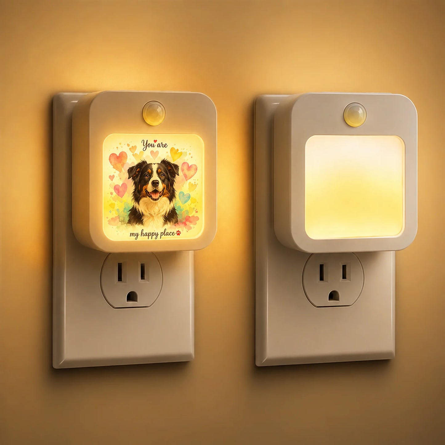 Sublimation LED Night Lights Blanks Plug in Motion Sensor 10 Pack
