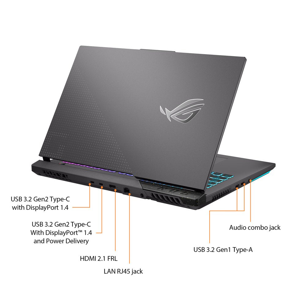 ROG Strix G17 (2023) 17.3” QHD 240Hz Gaming Laptop, Ryzen 9-7845HX, NVIDIA Geforce RTX 4060, 16GB DDR5 RAM, 1TB SSD, Windows 11, G713PV-WS94