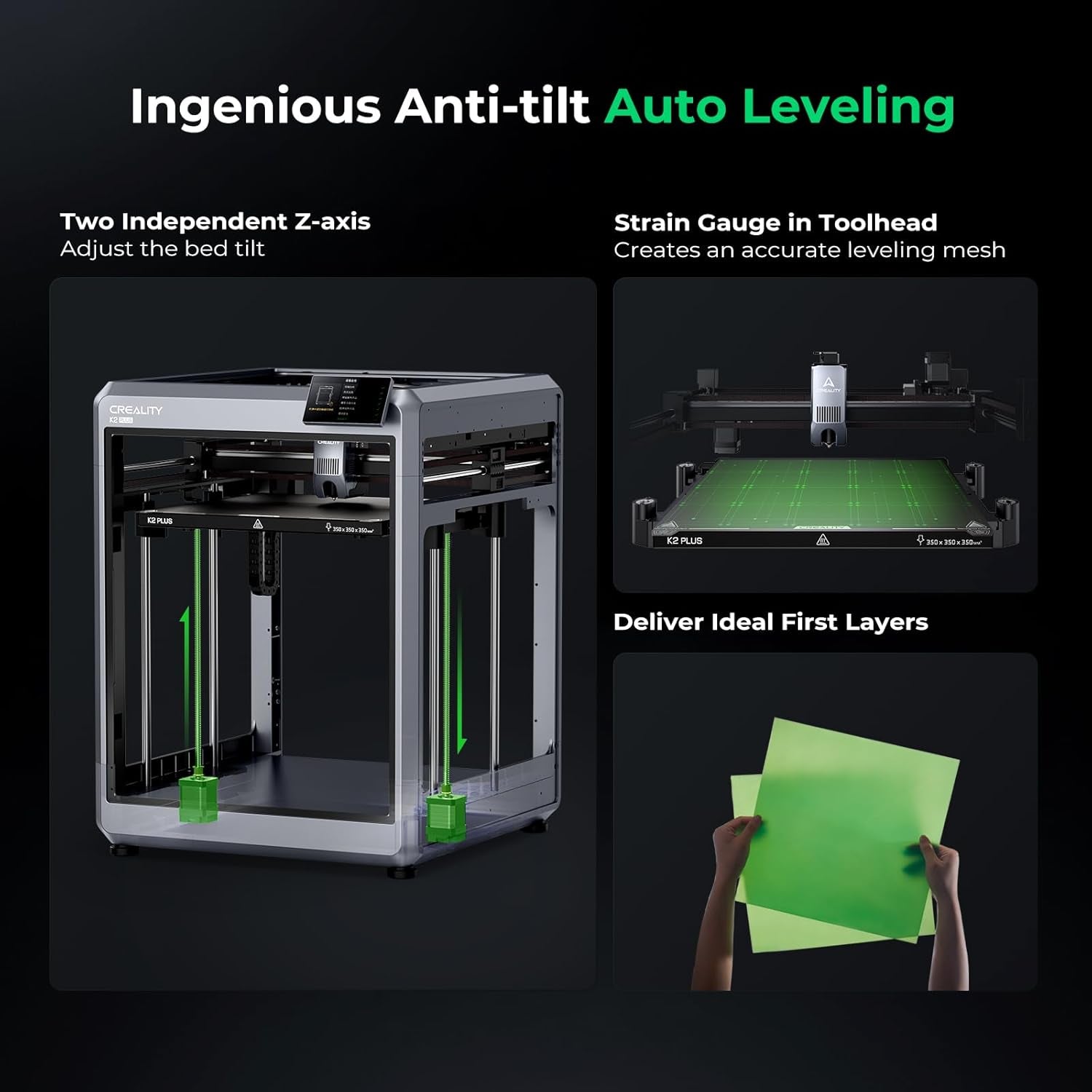 Creality K2 plus Combo 3D Printer, Multi Color Printing with New CFS 600Mm/S High-Speed Full Auto-Leveling Dual Al Camera Next-Gen Direct Drive Extruder Large Build Volume 13.78X13.78X13.78Inch