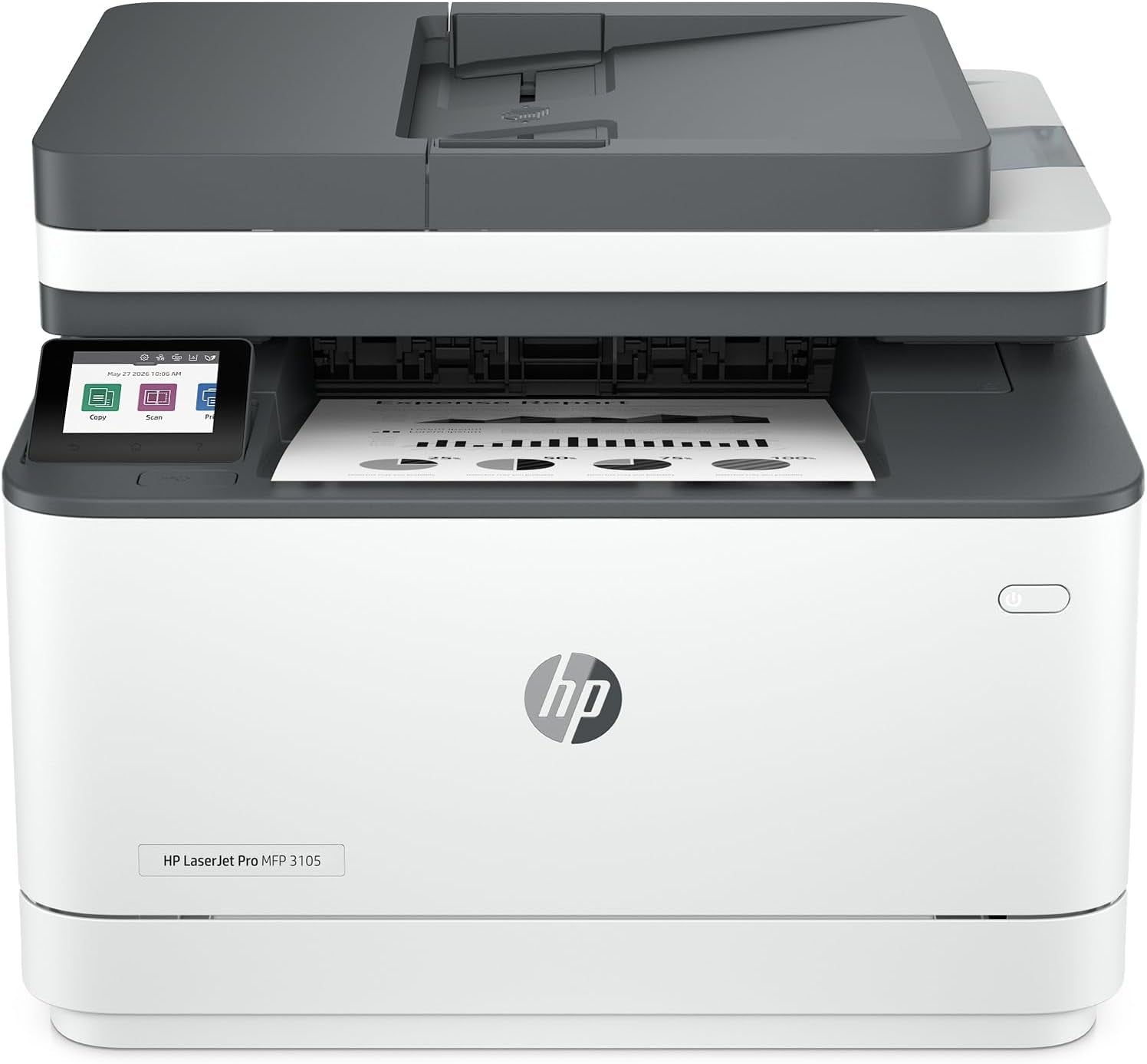 HP Laserjet Pro MFP 3105Sdw Wireless Printer, Print, Scan, Copy, Fast Speeds, Easy Setup, Mobile Printing, Advanced Security, Best-For-Office, Ai-Capable (3G646A)